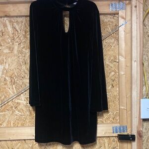BLACK VELVET/NANETTE DRESS